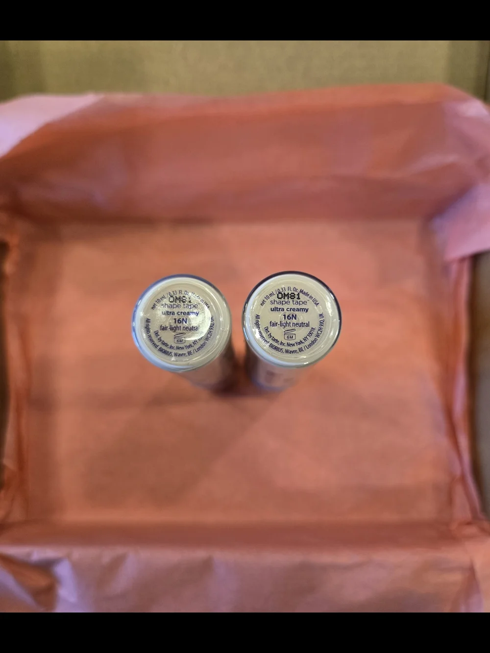 Bundle Of 2,Tarte Shape Tape Ultra Creamy Concealer Shade 16N Fair
